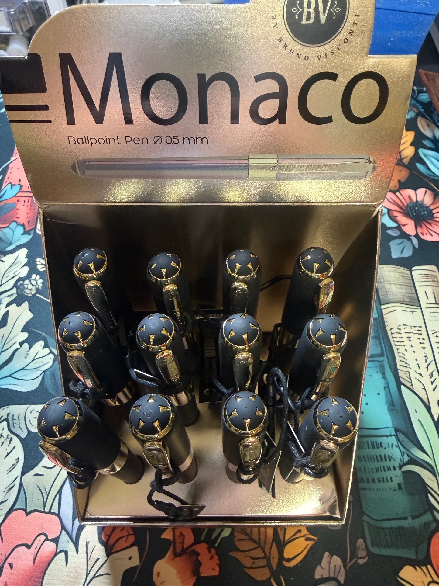 Black - Monaco 0.5 Ballpoint Pen