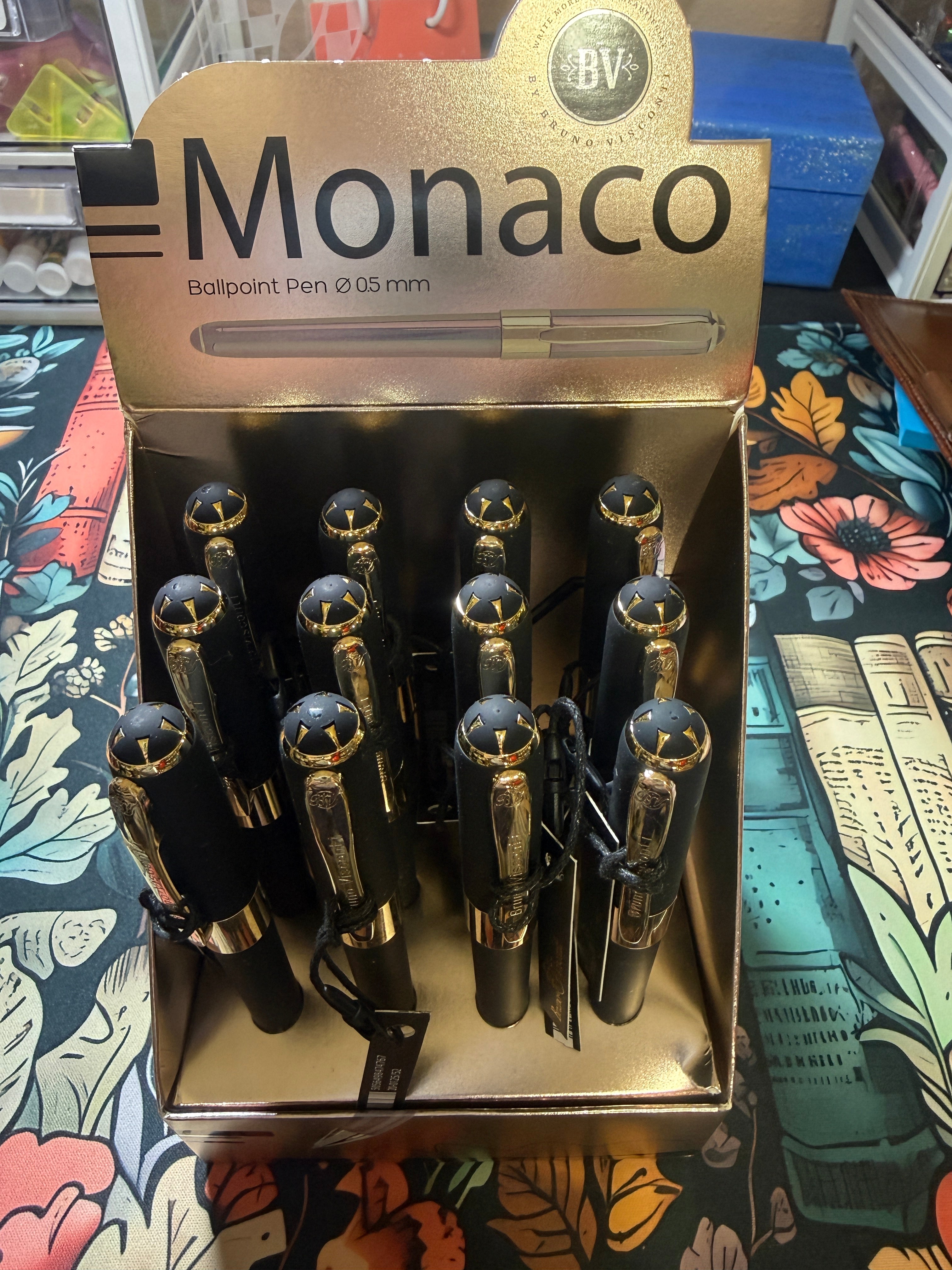 Black - Monaco 0.5 Ballpoint Pen