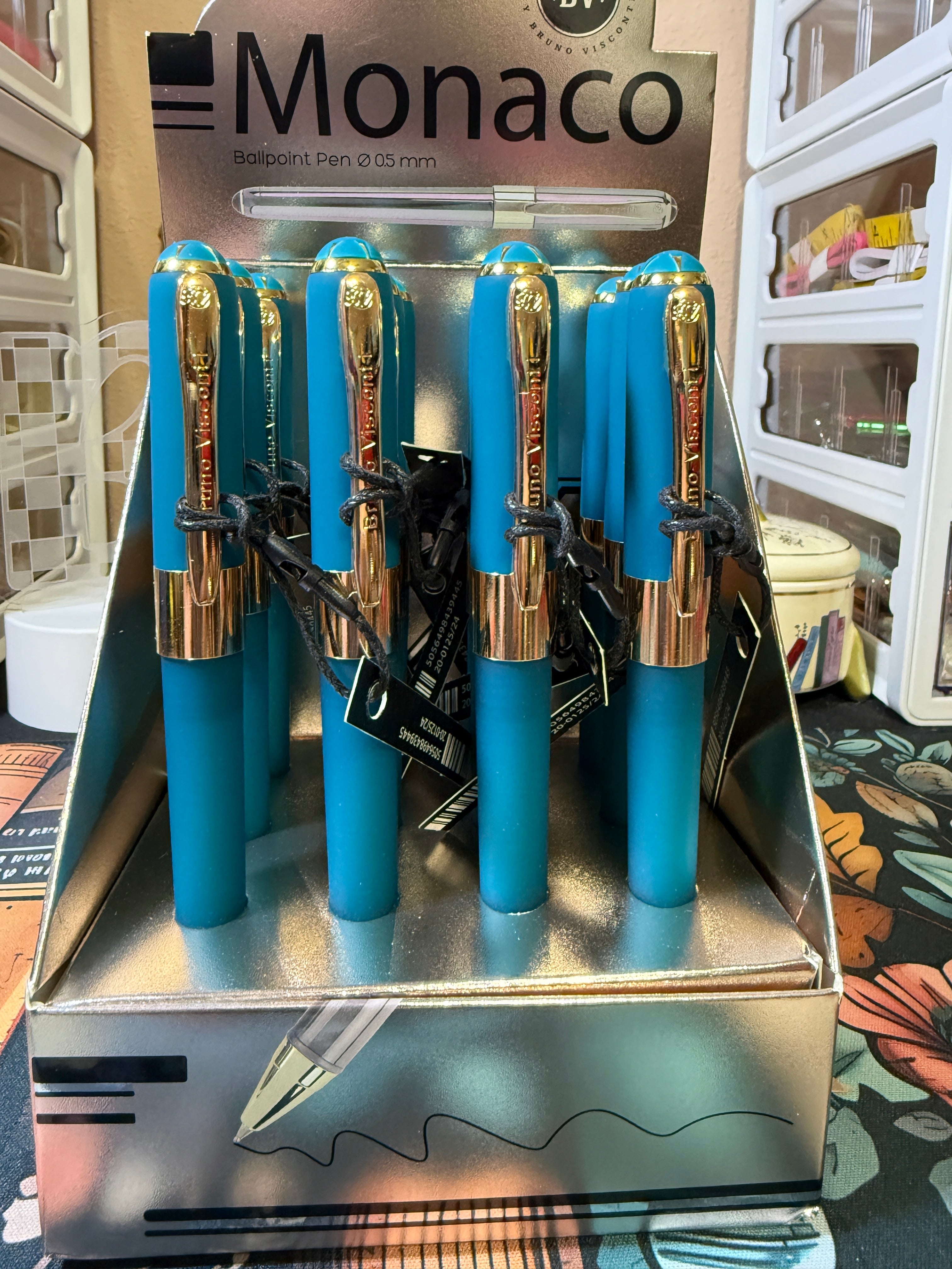 Teal - Monaco 0.5 Ballpoint Pen