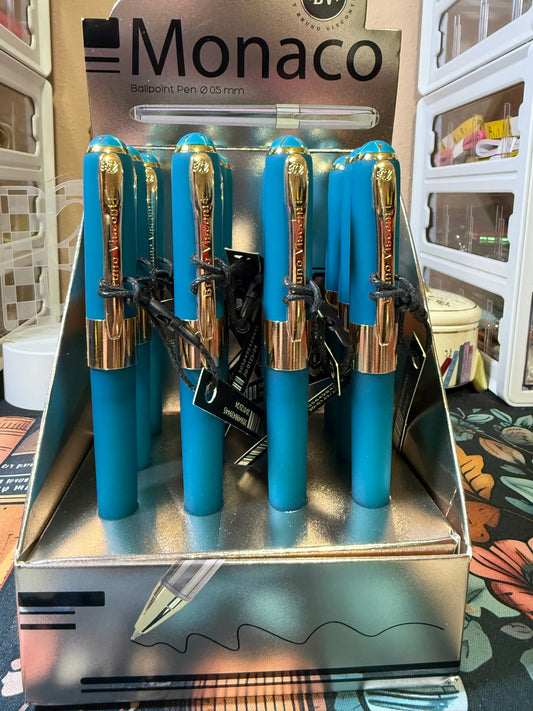 Teal - Monaco 0.5 Ballpoint Pen